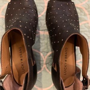 Lucky Brand studded booties